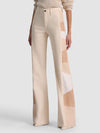 BEAUTIFUL VEGAN PATCHWORK JEAN-OFF WHITE/MULTI-ALICE + OLIVIA