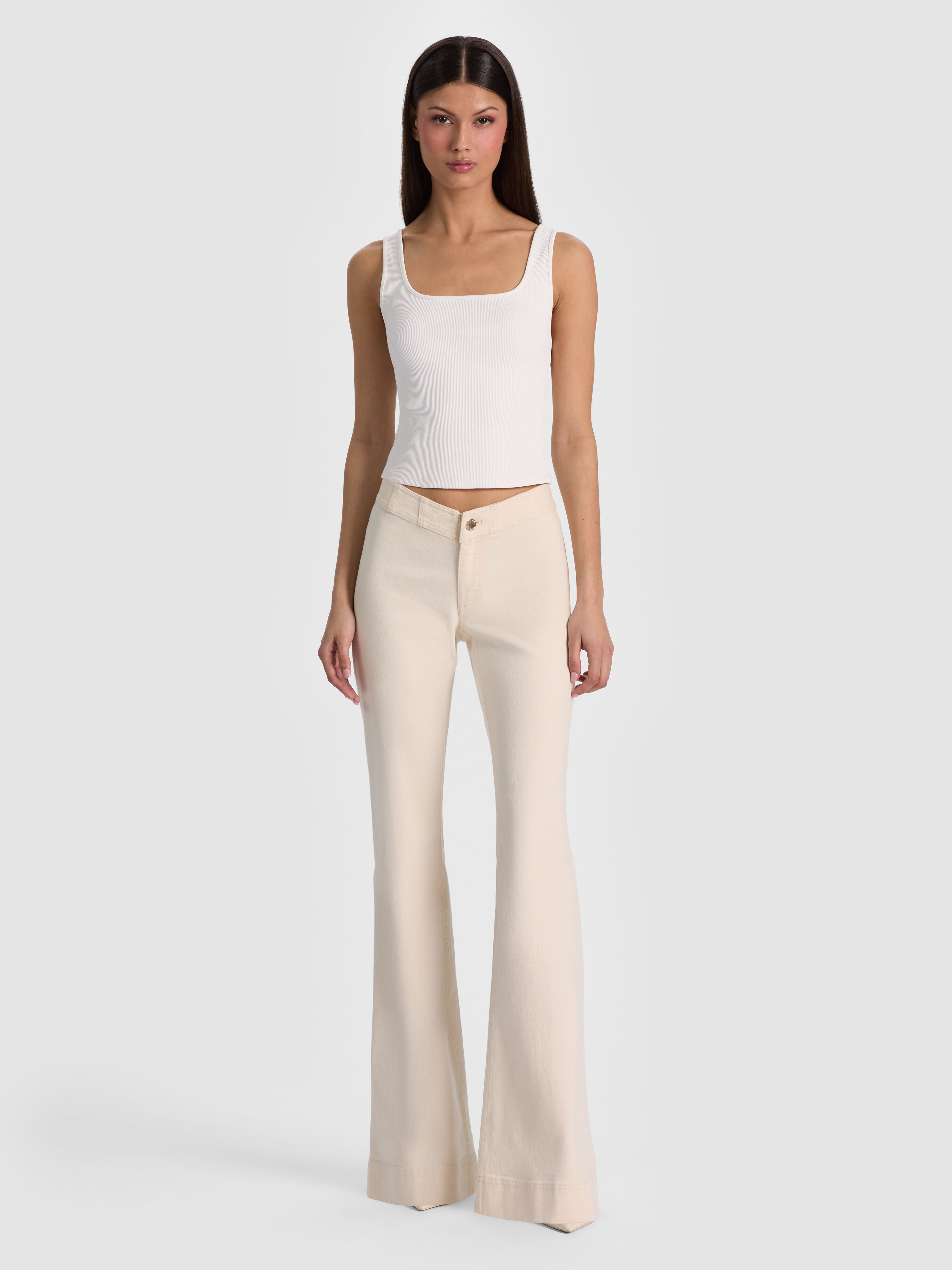 CHELSEA CROPPED FLARE JEAN-ALICE + OLIVIA