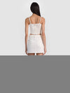 KARI DENIM MINI SKIRT-OFF WHITE-ALICE + OLIVIA