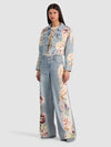 CHLOE EMBROIDERED DENIM JACKET-ALICE + OLIVIA