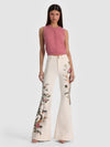 BEAUTIFUL EMBROIDERED JEAN-ALICE + OLIVIA