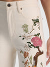 BEAUTIFUL EMBROIDERED JEAN-ALICE + OLIVIA