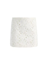 RILEY DENIM MINI SKIRT-OFF WHITE-ALICE + OLIVIA