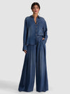 FINELY OVSZD DENIM SHIRT W PKT-ALICE + OLIVIA