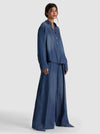 FINELY OVSZD DENIM SHIRT W PKT-ALICE + OLIVIA
