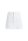 GOOD HIGH RISE SCALLOP MINI SKIRT-ALICE + OLIVIA