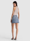 KIERA LR EMBELL DENIM ALINE MINI SKIRT-ALICE + OLIVIA