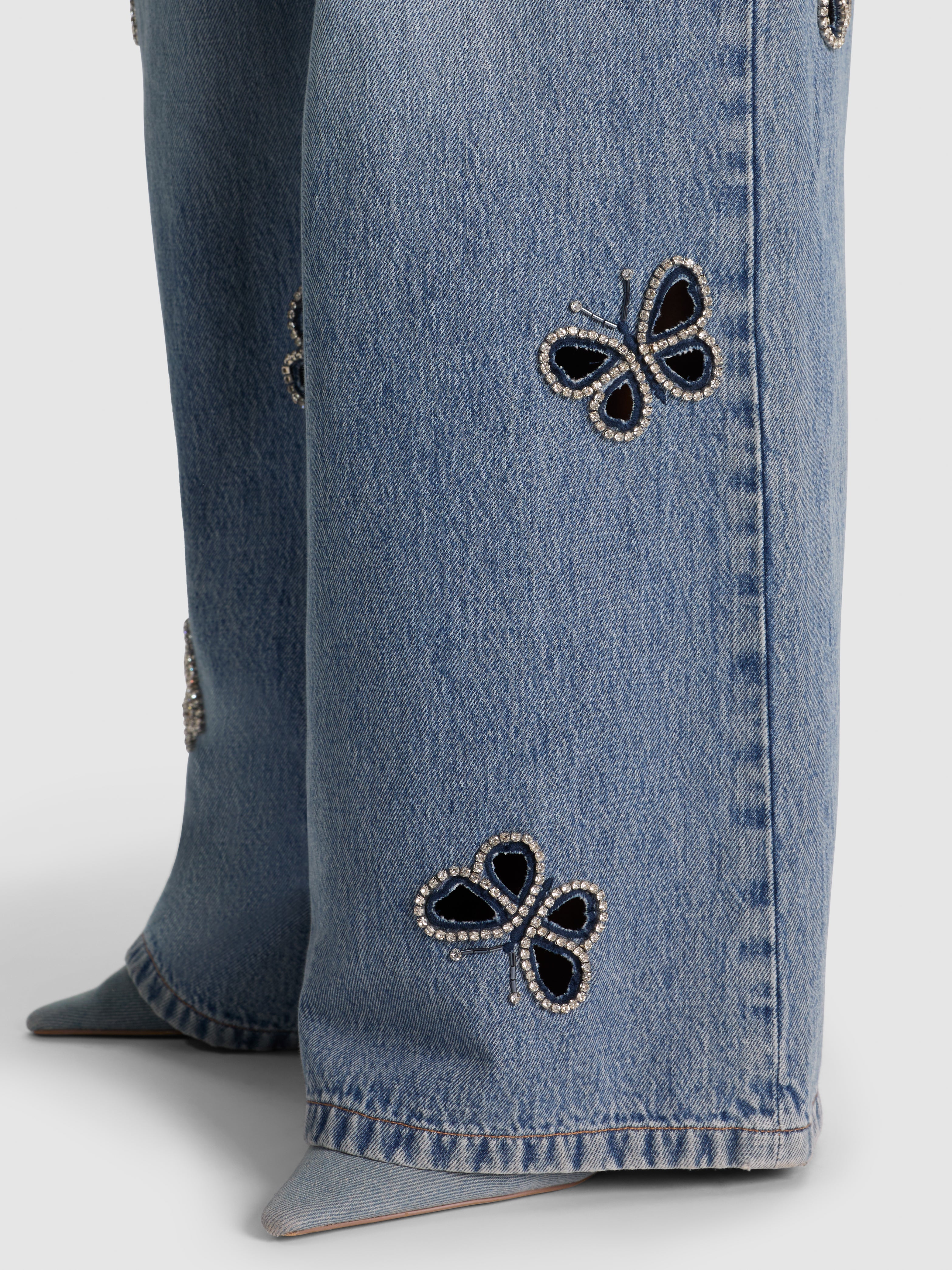 AMAZING EMBELLISHED JEAN-ALICE + OLIVIA