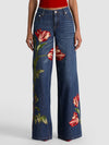AMAZING EMBROIDERED JEAN-ALICE + OLIVIA
