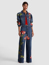 ELIJAH EMBROIDERED DENIM JACKET- FREYJA BLUE/SOFT TULIP-ALICE + OLIVIA