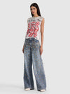 AMAZING EMBELLISHED JEAN-ALICE + OLIVIA