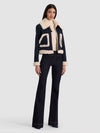 ISAIAH FAUX SHEARLING DENIM AVIATOR JACKET-ALICE + OLIVIA