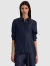 WILLA DENIM BLOUSE-ALICE + OLIVIA