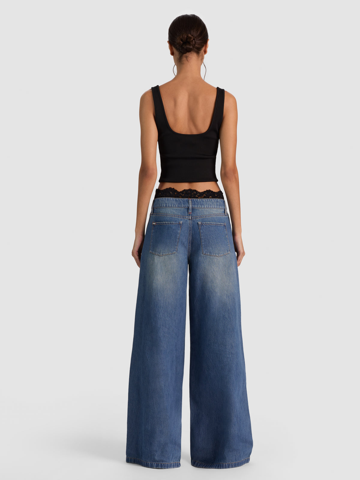 IAN LACE TRIM JEAN-ALICE + OLIVIA