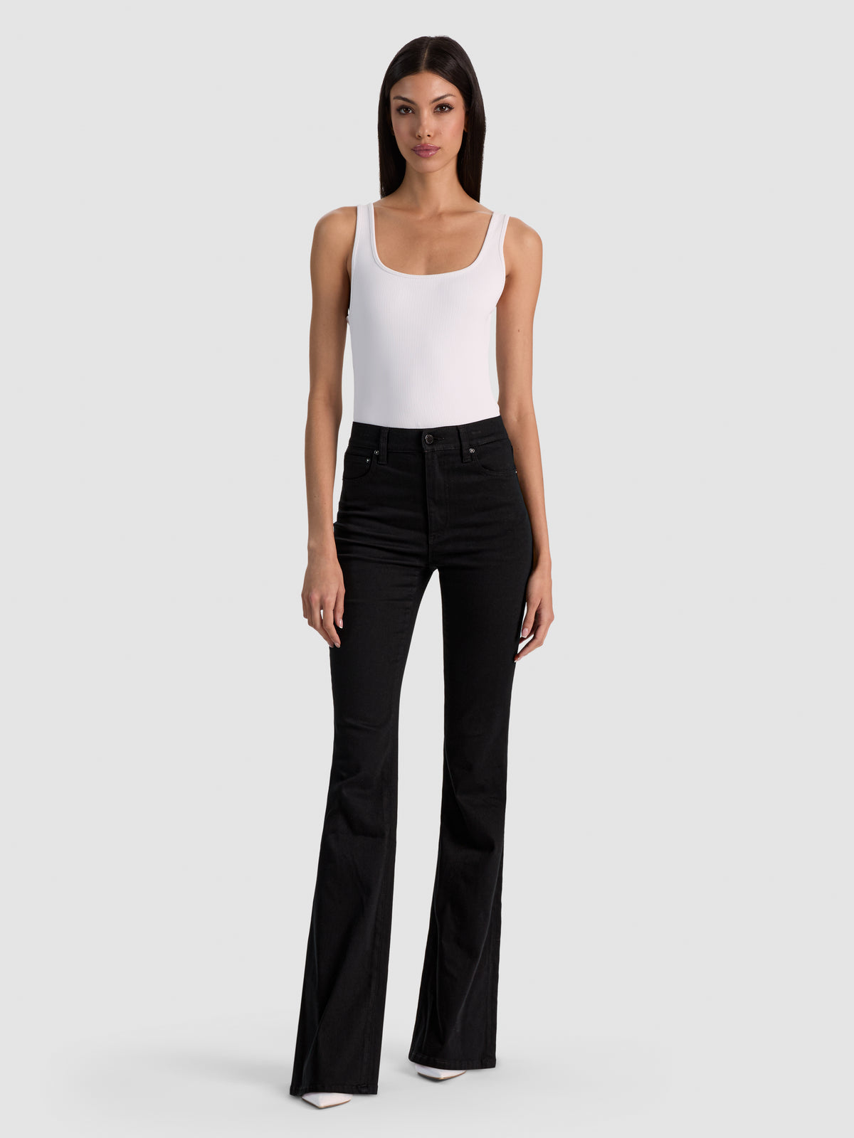 KERRY BOOTCUT JEAN-Black-ALICE + OLIVIA