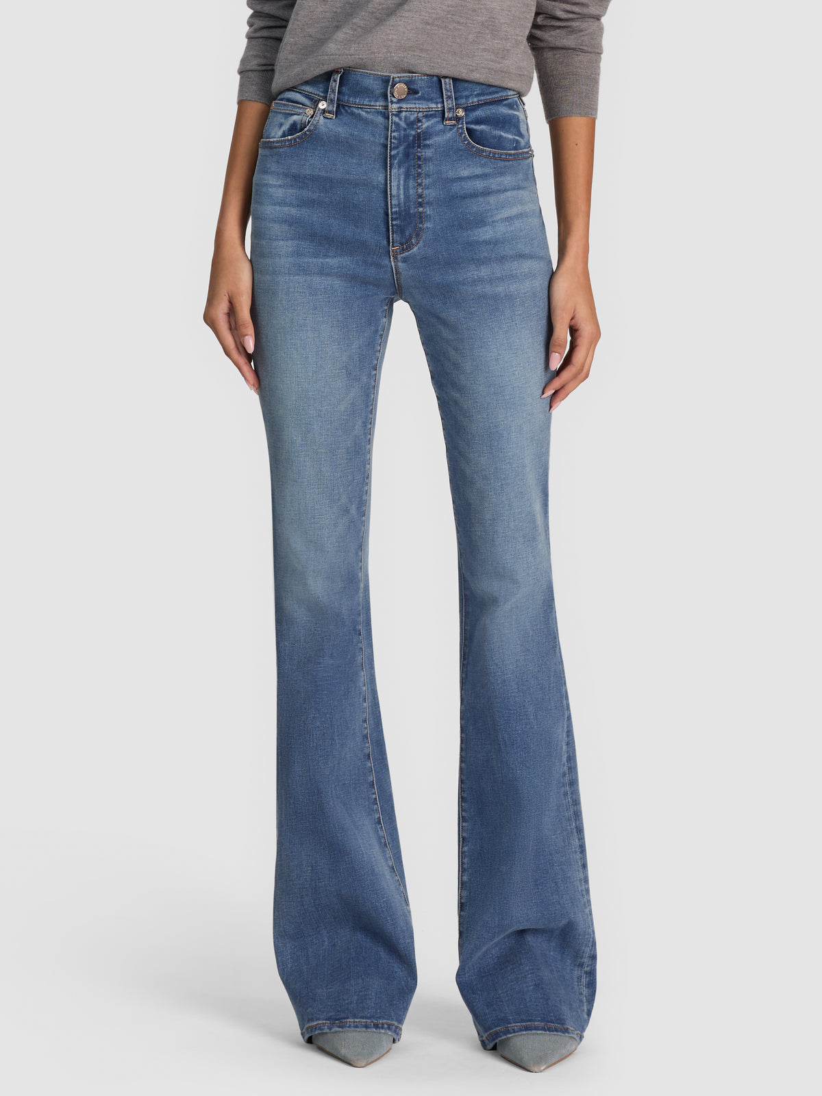 KERRY ULTRA HR SKINNY BOOTCUT JEAN-BROOKLYN BLUE-ALICE + OLIVIA
