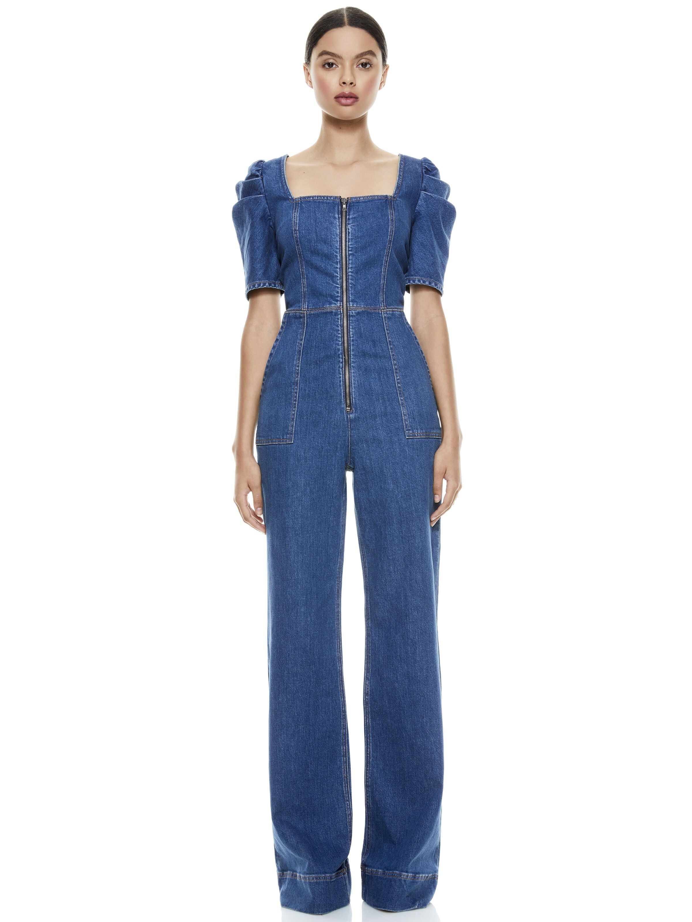 KENNEDY PUFF SLEEVE JUMPSUIT