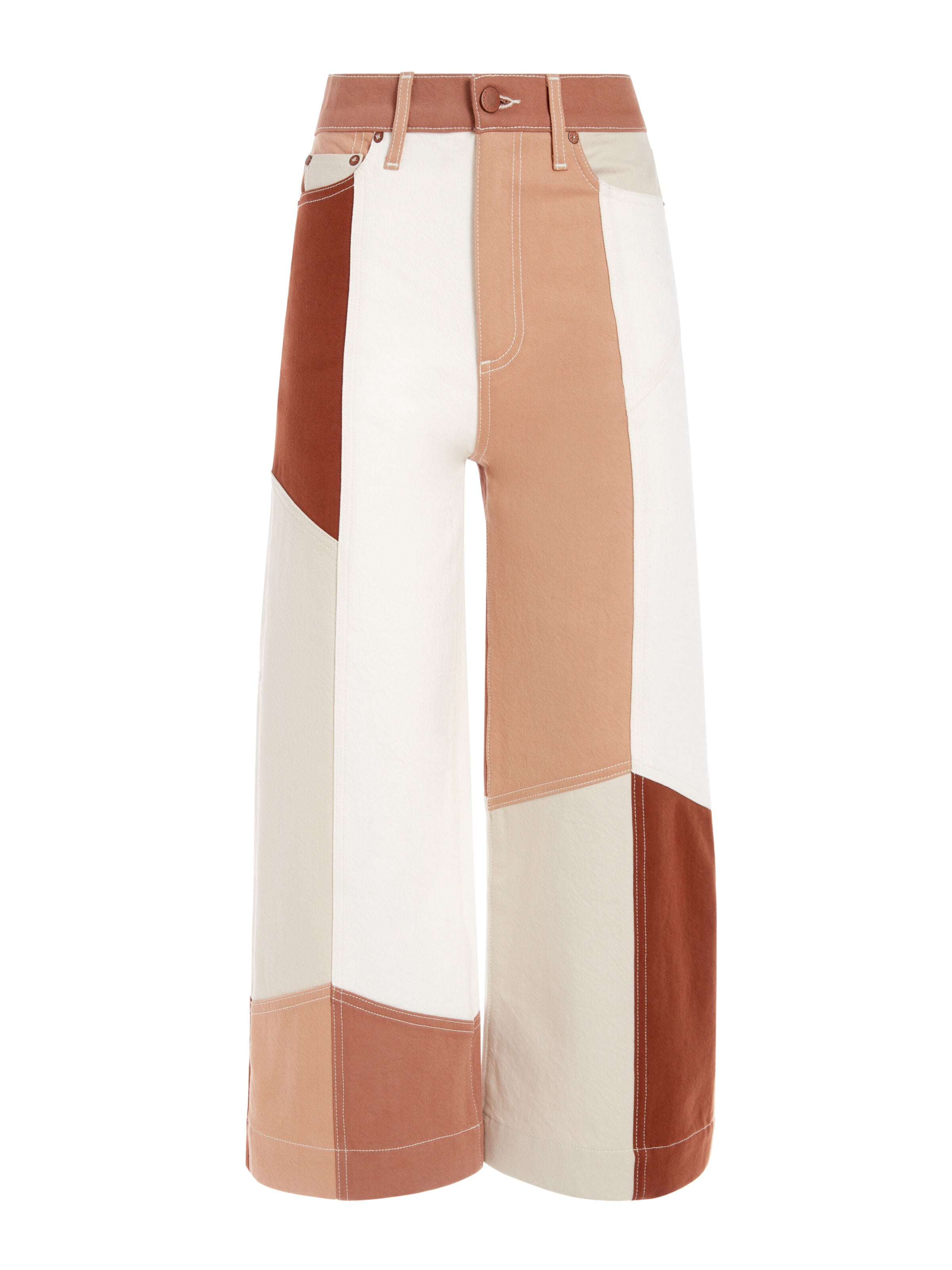 GORGEOUS PATCHWORK CROPPED GAUCHO