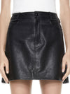 LILO LEATHER MINI SKIRT-ALICE + OLIVIA