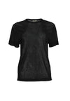 CLARENCE KNIT SS TEE-Black-ALICE + OLIVIA
