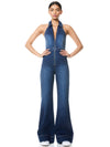 GORGEOUS HALTER NECK JUMPSUIT-LOVE TRAIN-ALICE + OLIVIA
