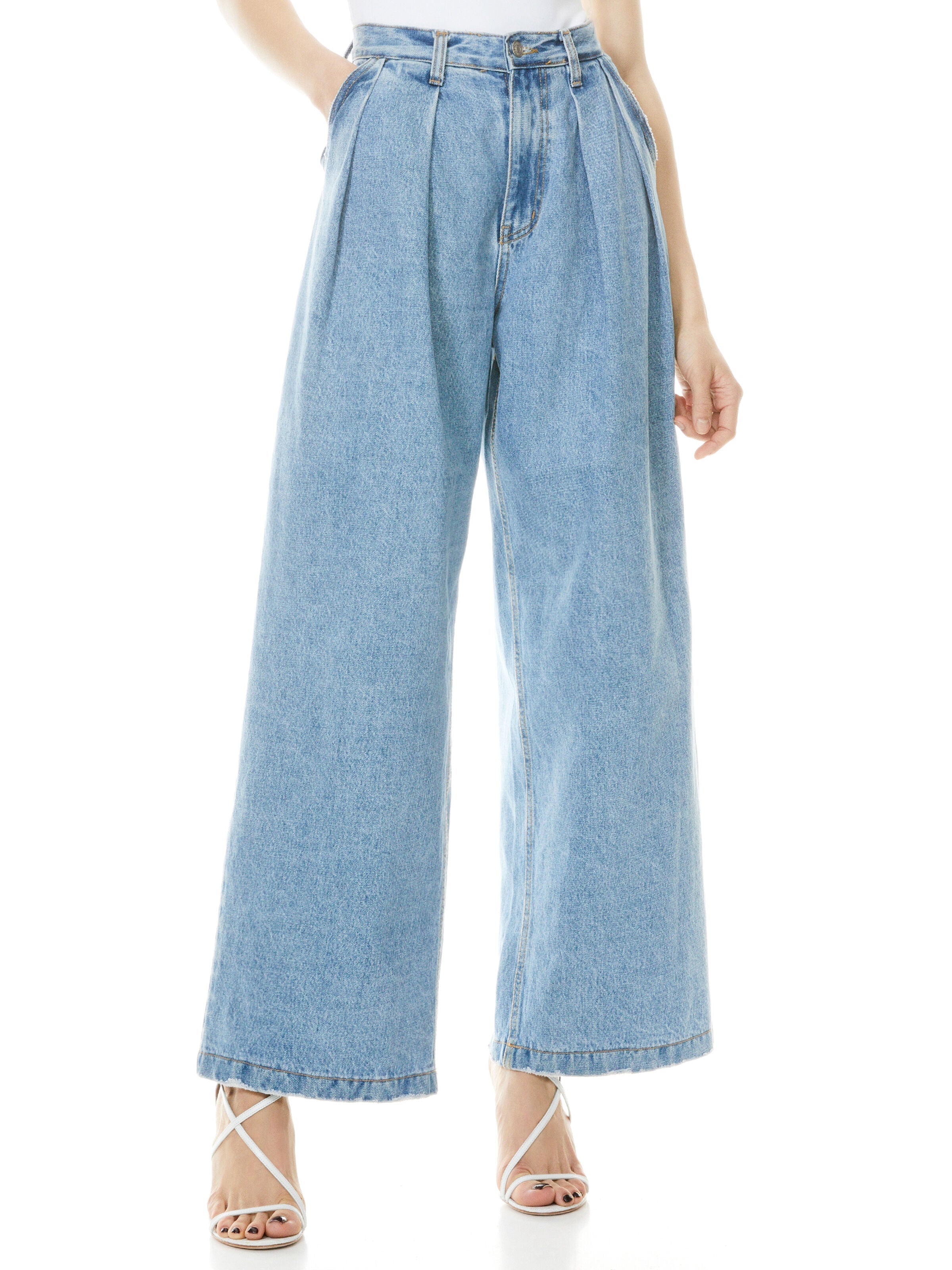 KATE DEEP PLEAT JEAN-NOT YOURS-ALICE + OLIVIA