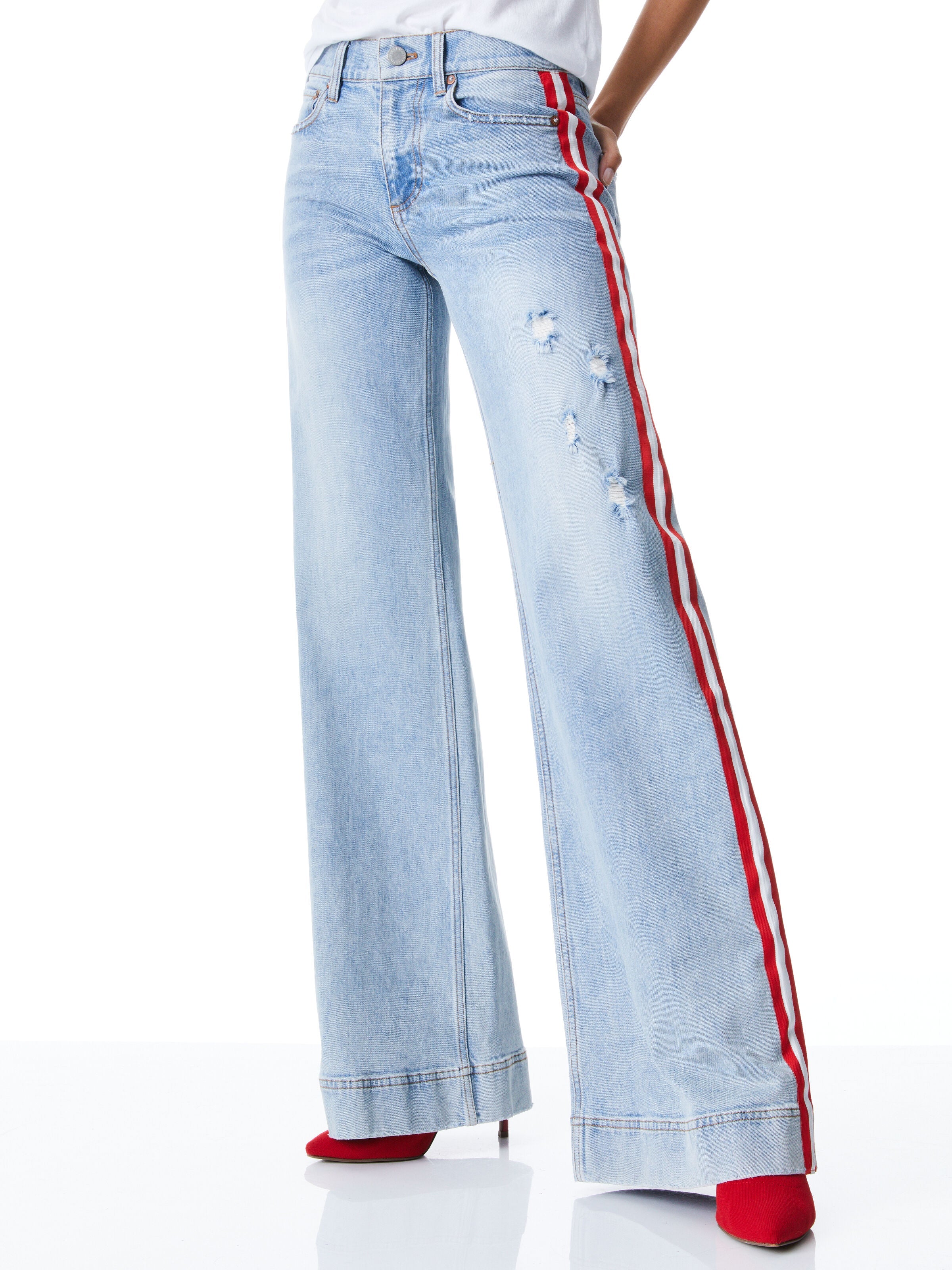 REY LOW RISE WIDE LEG JEAN-ALICE + OLIVIA