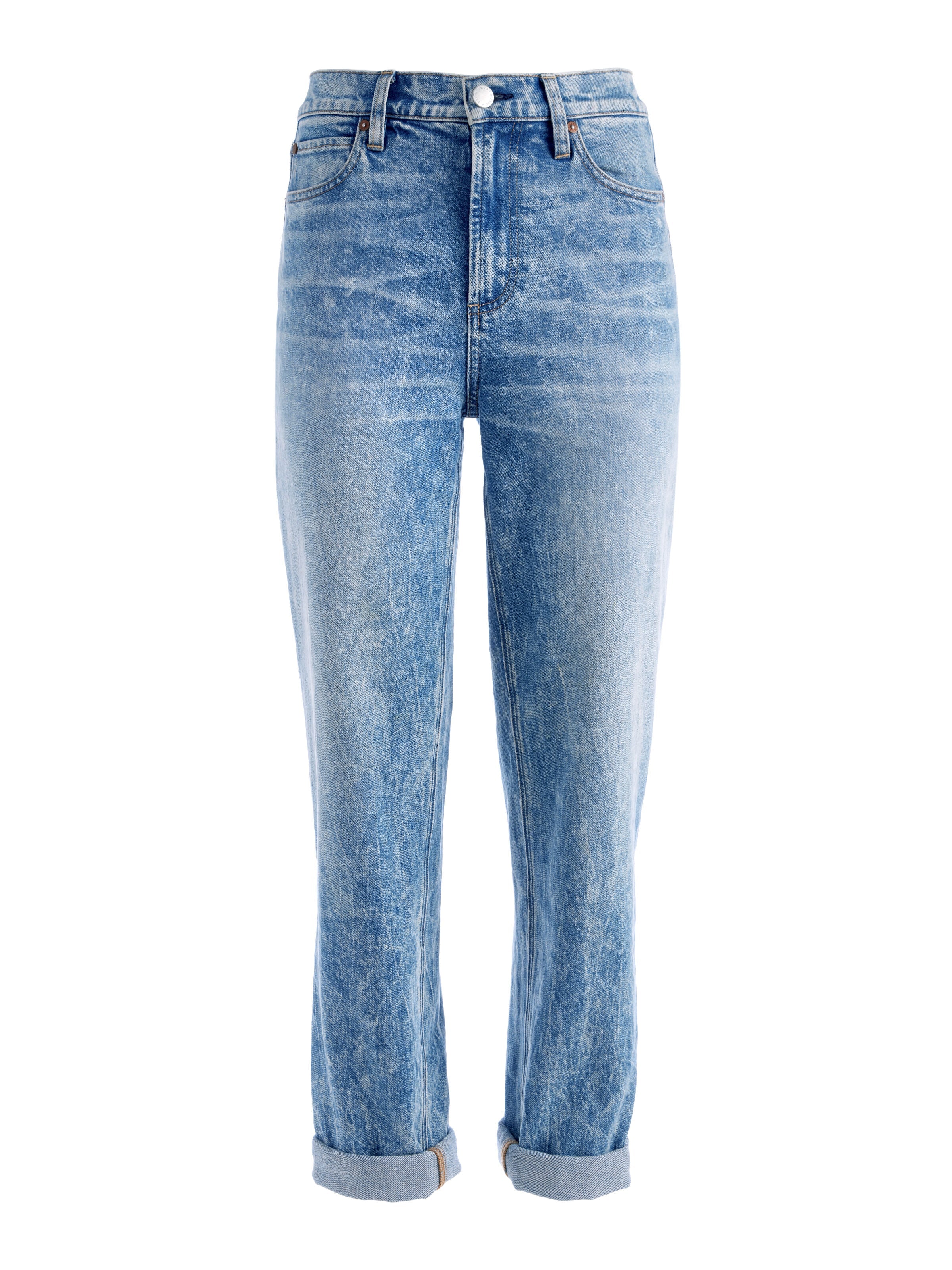 GEORGE HIGH RISE ROLL CUFF JEAN