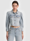 LANA DENIM JACKET-ROCKSTAR BLUE-ALICE + OLIVIA