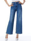 AMAZING HIGH RISE BOYFRIEND JEAN-TRUE BLUES DARK-ALICE + OLIVIA