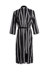 MAYLIN ROBE W TIE-MOD PINSTRIPE-ALICE + OLIVIA