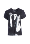 SHIRA TEE-BLACK/WHITE-ALICE + OLIVIA