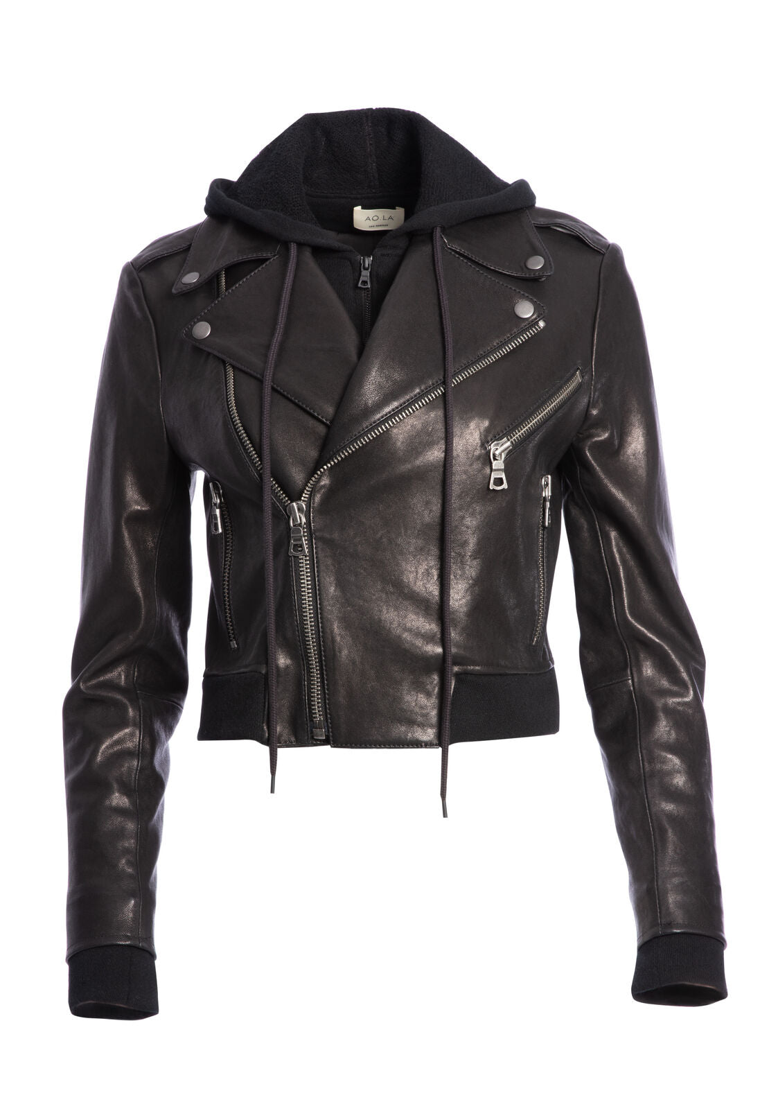 AVRIL HOOD CMB SWTSHRT LTR JKT-ALICE + OLIVIA