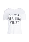 CICELY CLASSIC TEE-WHITE/BLACK-ALICE + OLIVIA