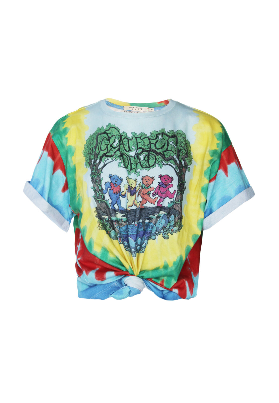 WAYNE GRATEFUL DEAD TIE DYE TEE-ALICE + OLIVIA