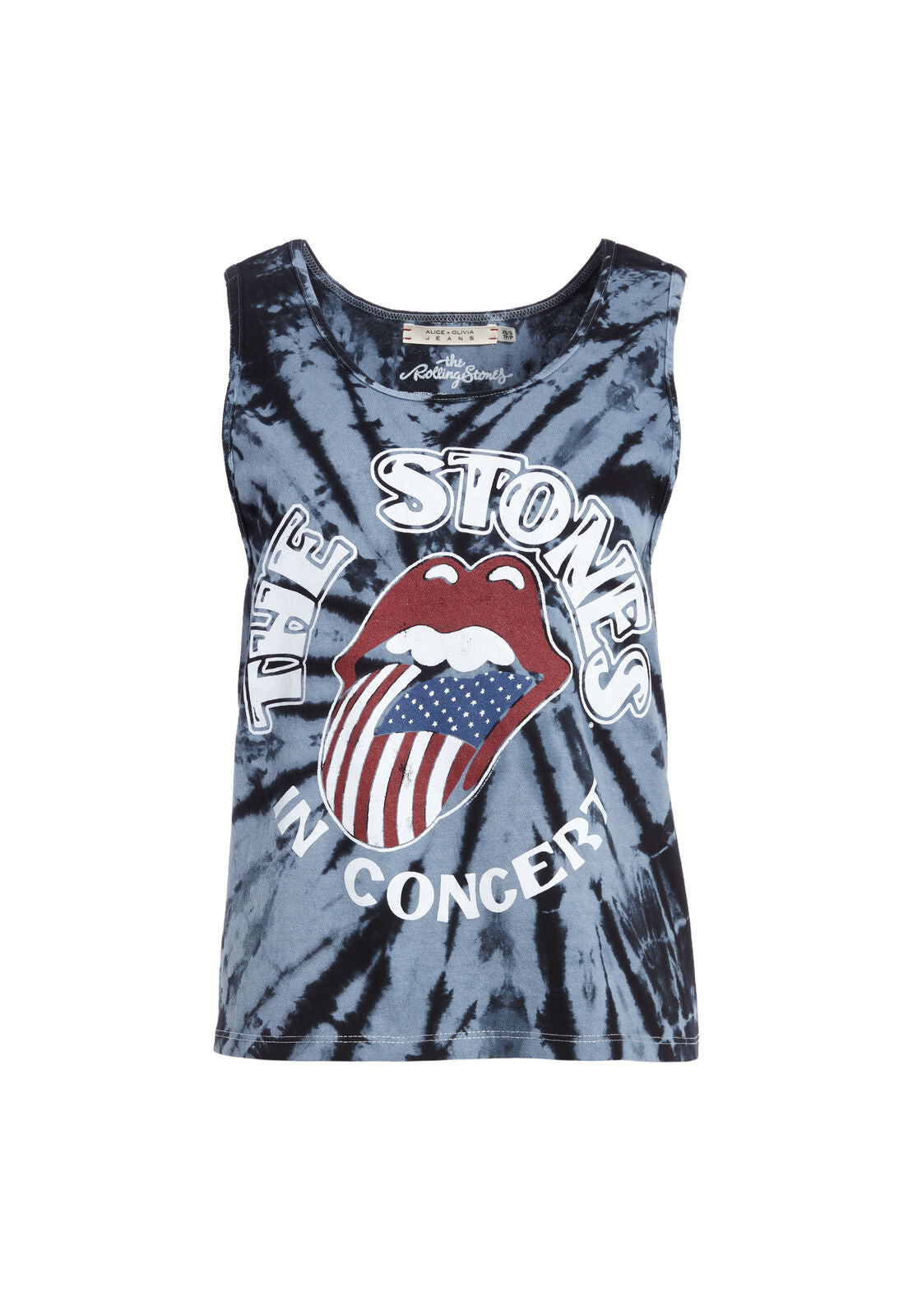 BARA ROLLING STONES MUSCLE TANK-ALICE + OLIVIA