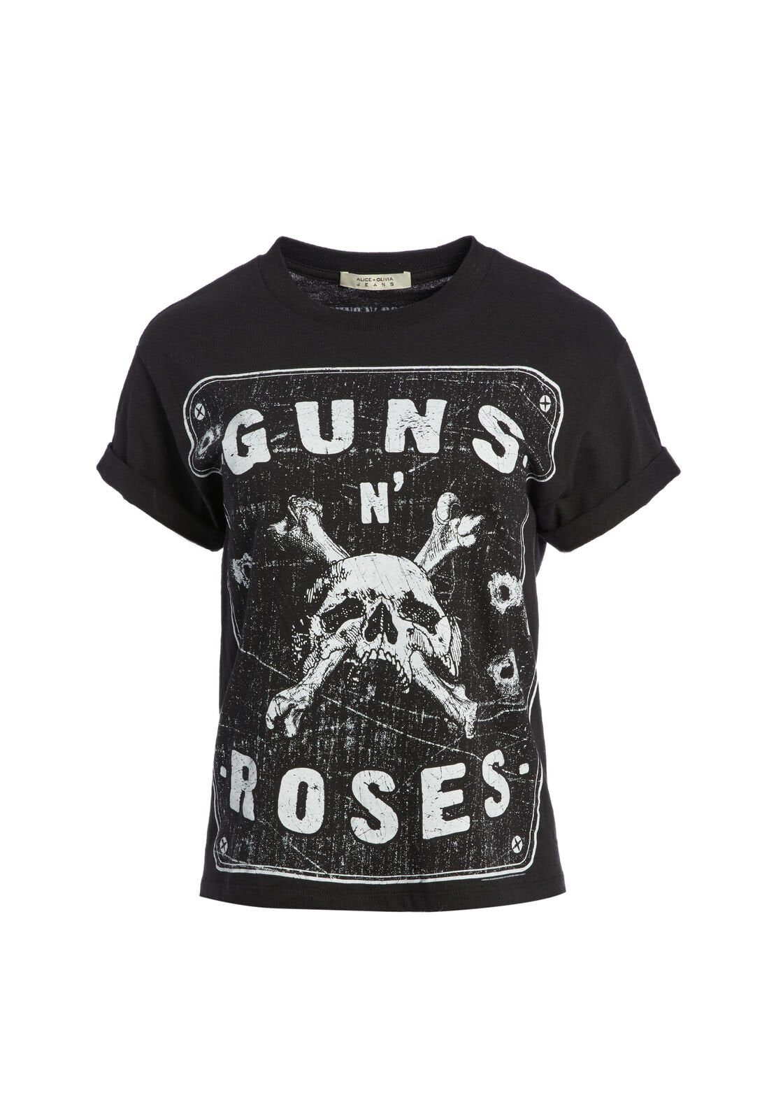 SHIRA TEE-BLACK/WHITE-ALICE + OLIVIA