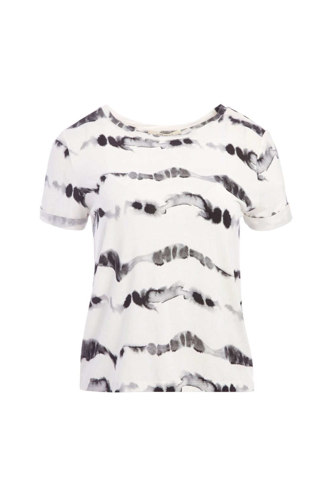 SHIRA TEE-GHOST STRIPE-ALICE + OLIVIA