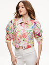 LANA PUFFED SLEEVE DENIM JACKET-DAWN FLORAL-ALICE + OLIVIA