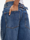 ERNIE LOW RISE BUCKLE BACK JEAN-ALICE + OLIVIA