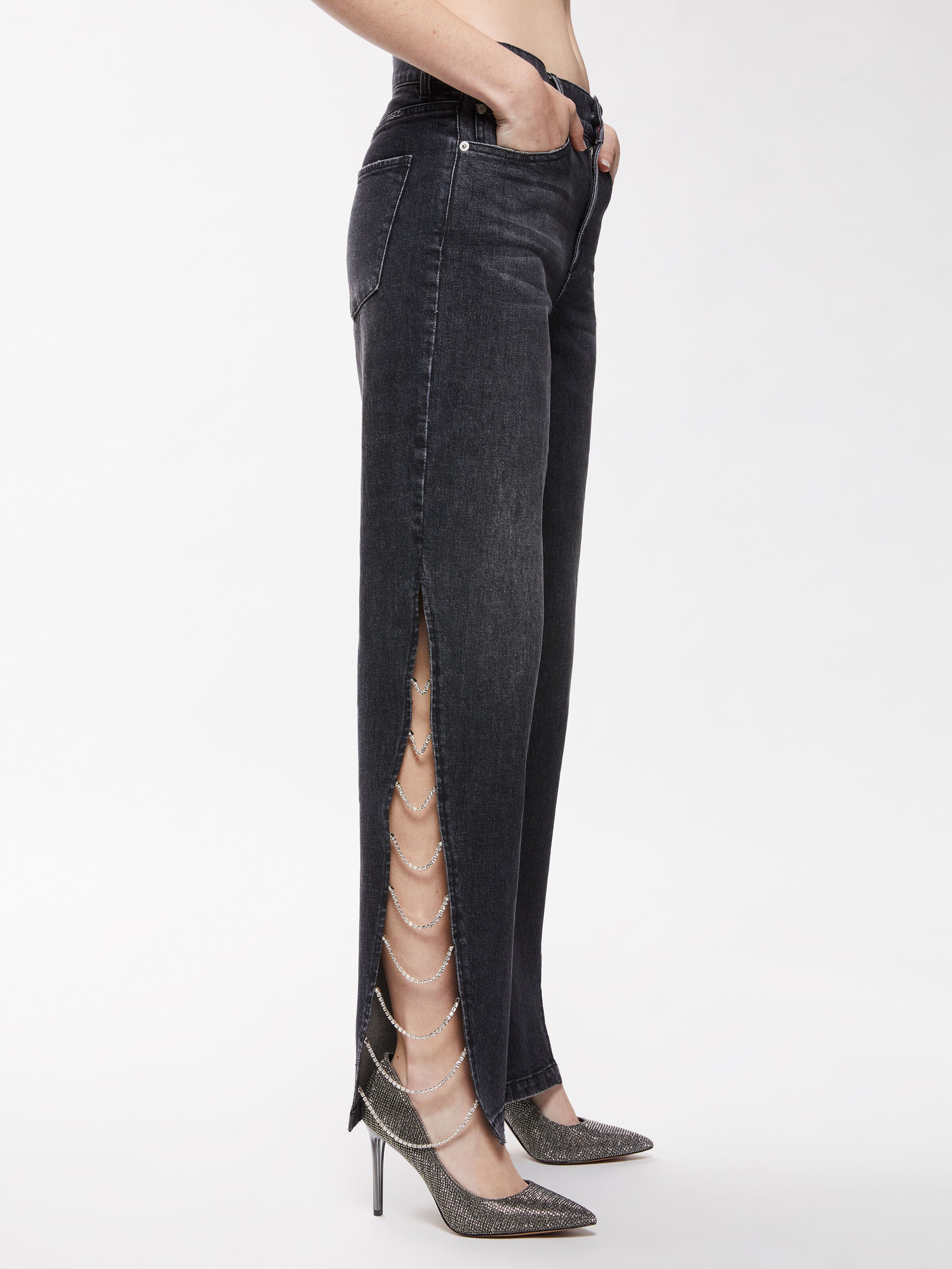 GAYLE EMBELLISHED SIDE JEAN-ALICE + OLIVIA