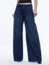 ANDERS LOW RISE PLEATED JEAN-ALICE + OLIVIA