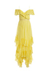 HARPER COLD SHOULDER MAXI DRESS-DAFFODIL-ALICE + OLIVIA