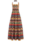 MARCIELA BEADED GOWN WITH CHOKER-ALICE + OLIVIA