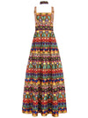 MARCIELA BEADED GOWN WITH CHOKER-ALICE + OLIVIA