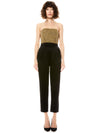 JERI EMBELLISHED JUMPSUIT-BLACK/GOLD-ALICE + OLIVIA