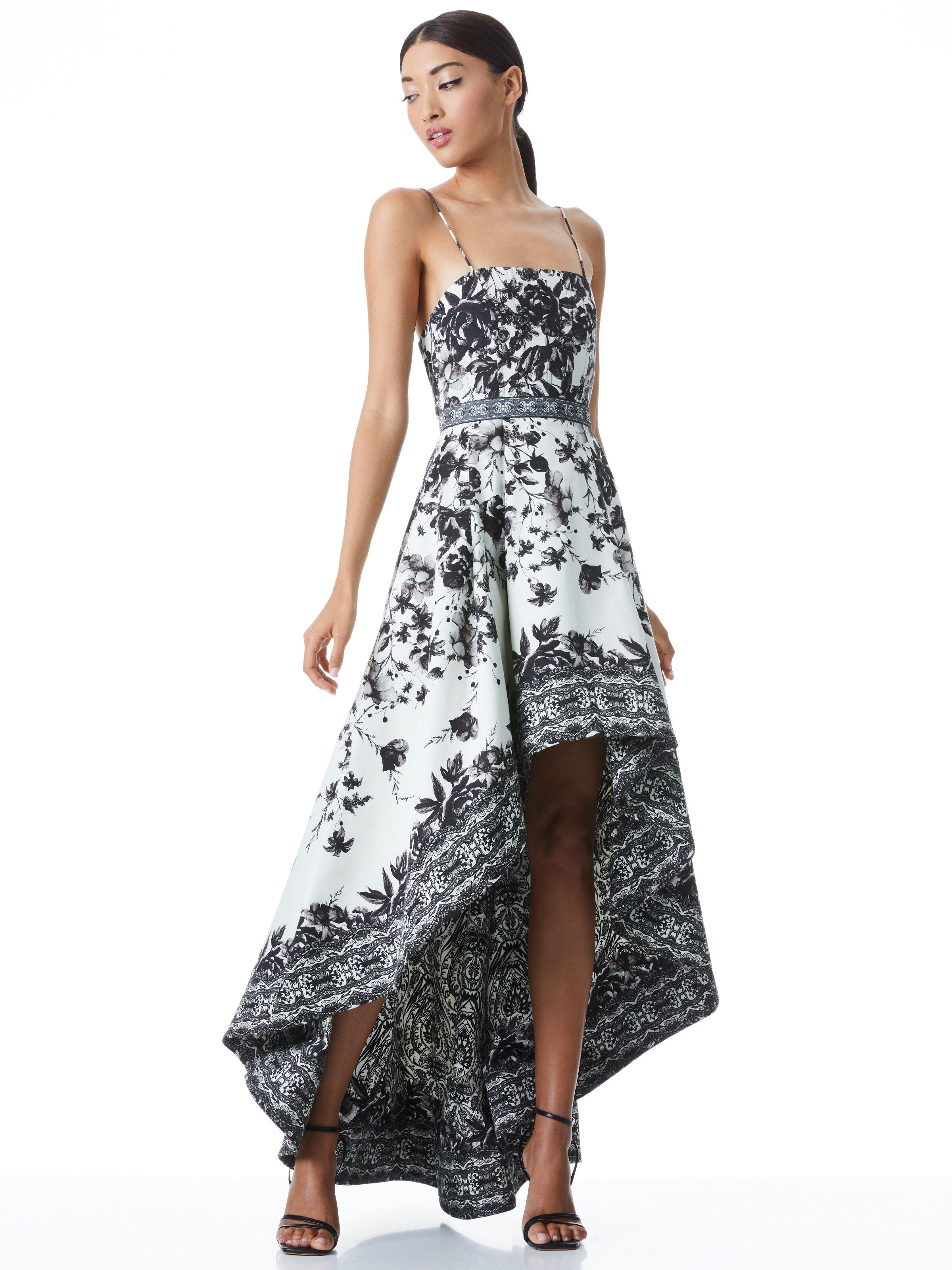 FLORENCE HIGH LOW GOWN-ALICE + OLIVIA