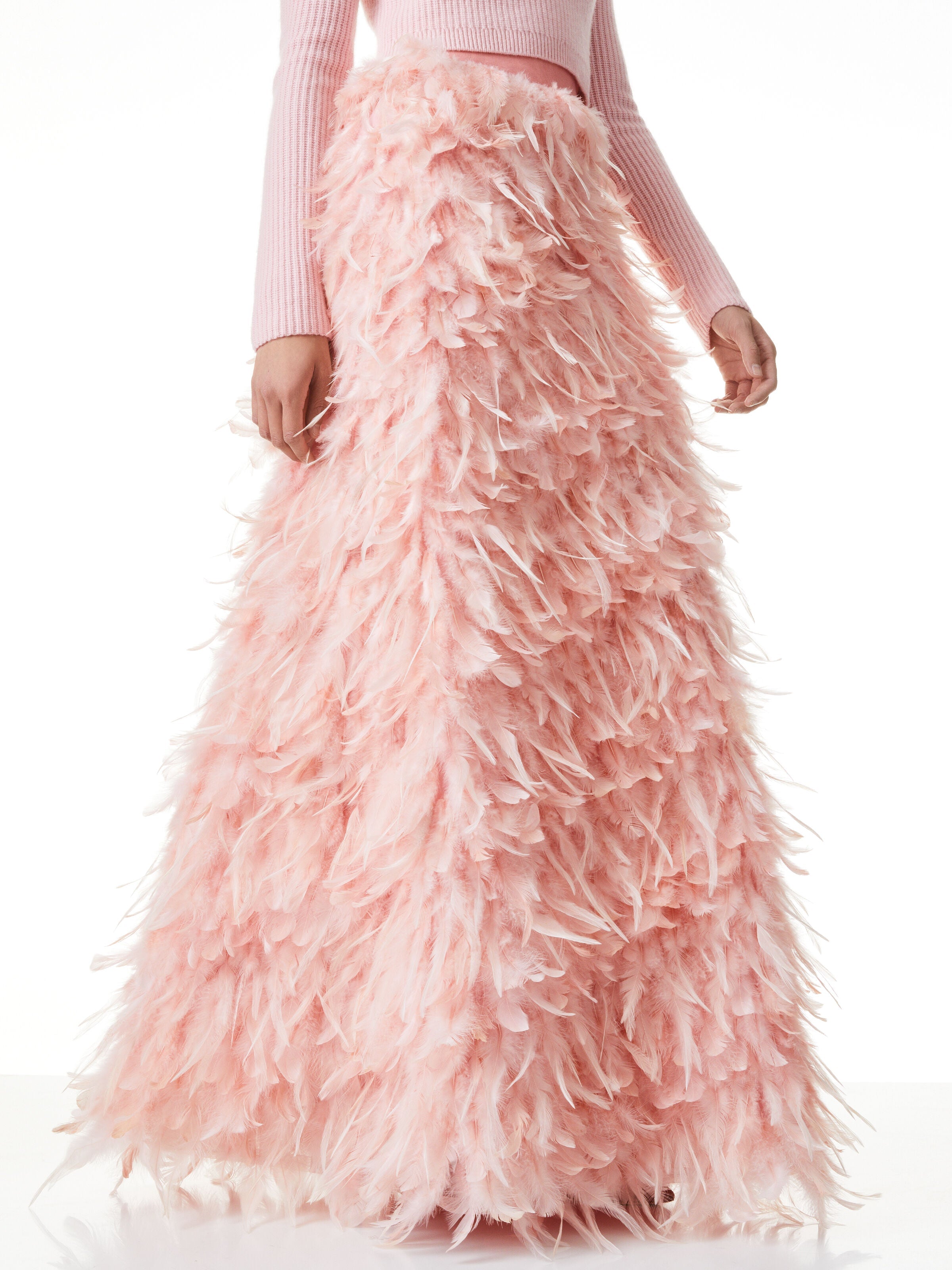 URSULA FEATHER BALL GOWN SKIRT-ALICE + OLIVIA