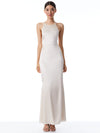 SAMIA HALTER NECK FISHTAIL GOWN-ALICE + OLIVIA