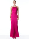 SAMIA HALTER NECK FISHTAIL GOWN-ALICE + OLIVIA